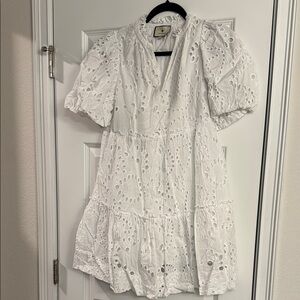 Tuckernuck White Ruffled dress